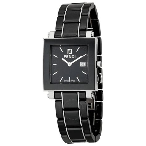 fendi ceramic watch black|vintage fendi watches for women.